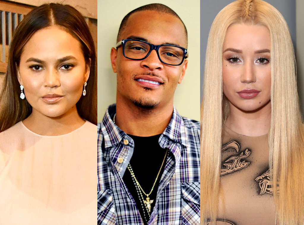 eonline - chrissy-teigen-iggy-azalea-shade-t-i-after-his-shocking-comments-about-his-daughter-s-hymen https://www.eonline.com/news/1090358/chrissy-teigen-iggy-azalea-shade-t-i-after-his-shocking-comments-about-his-daughter-s-hymen